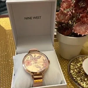Nine West | Accessories | Nib Nine West Floral Dial Strap  display picture 2